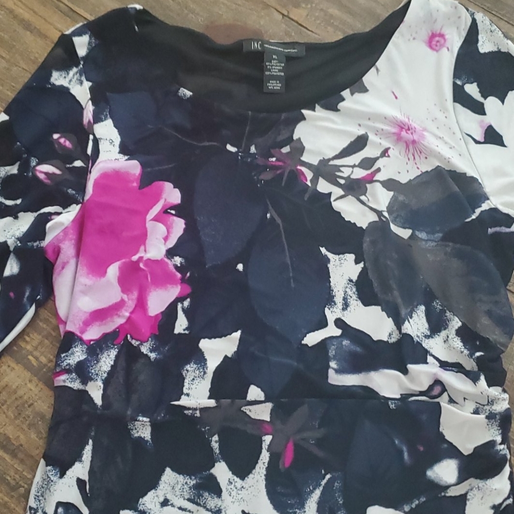 INC Floral Design Dress